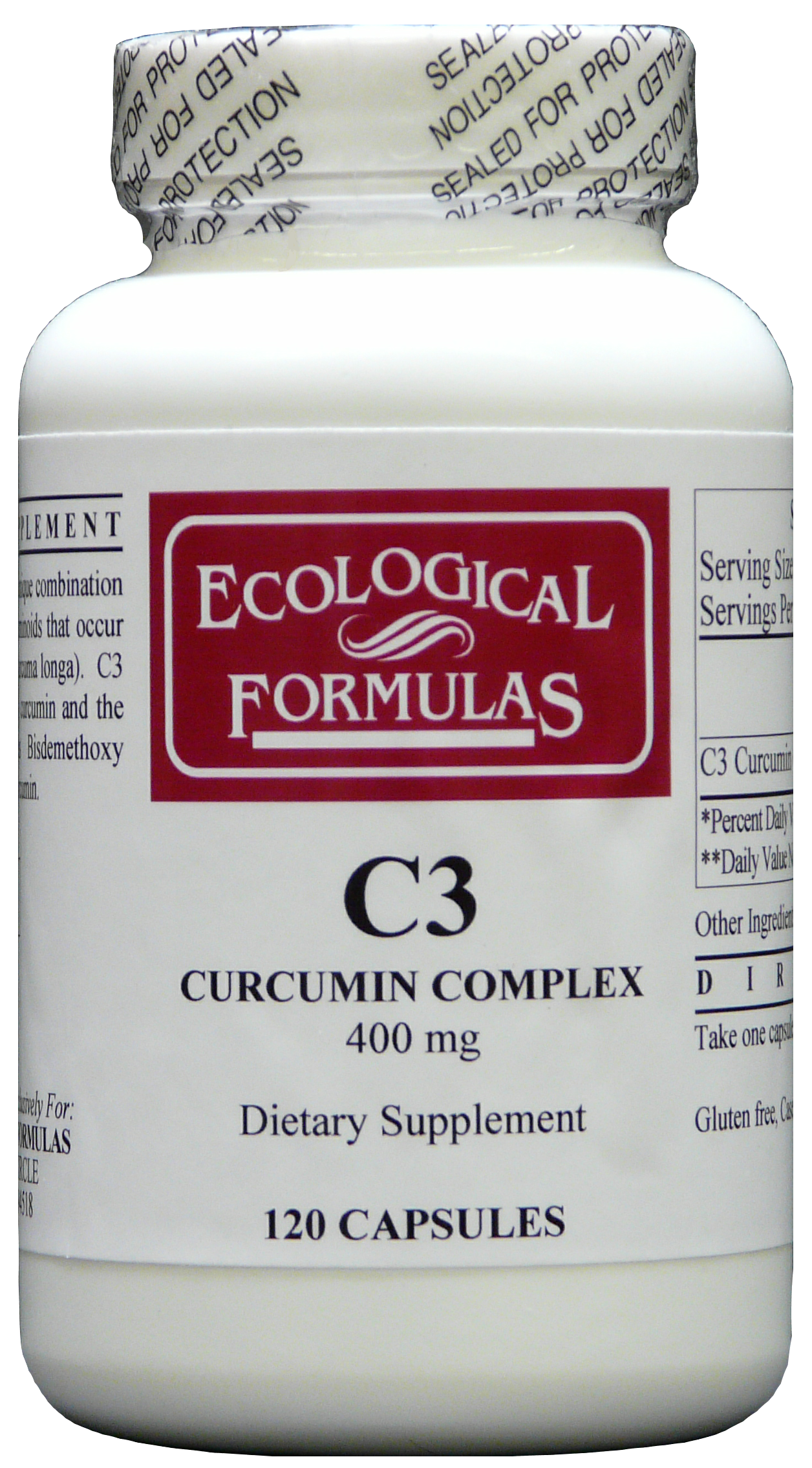C3 (Curcumin Complex with Bisdemethoxycurcumin & Demethoxycurcumin) — Ecological Formulas