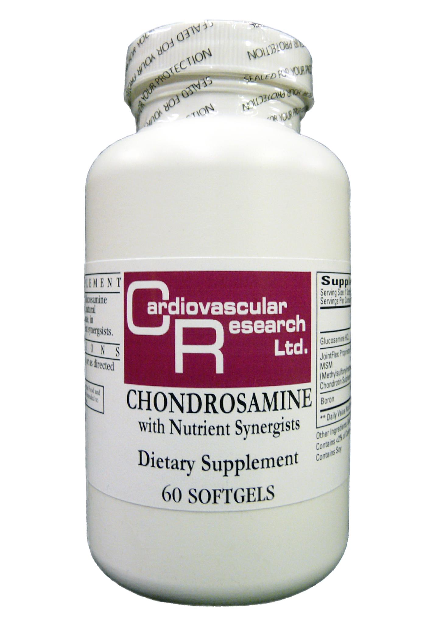 Chondrosamine (Glucosamine HCl 500 mg with MSM, Chondroitin & Boron) — Ecological Formulas