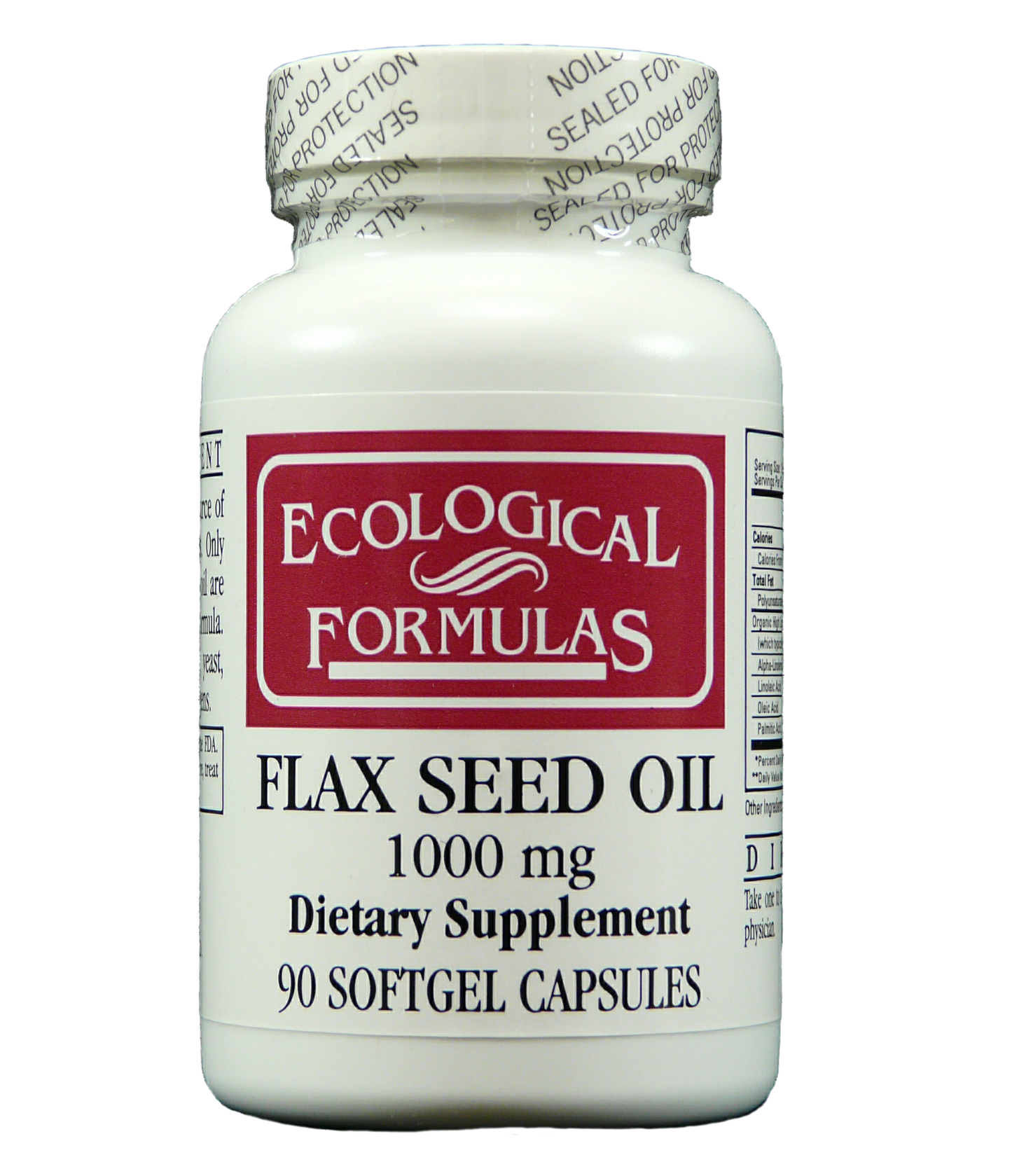Flax Seed Oil (1,000 mg) — Ecological Formulas