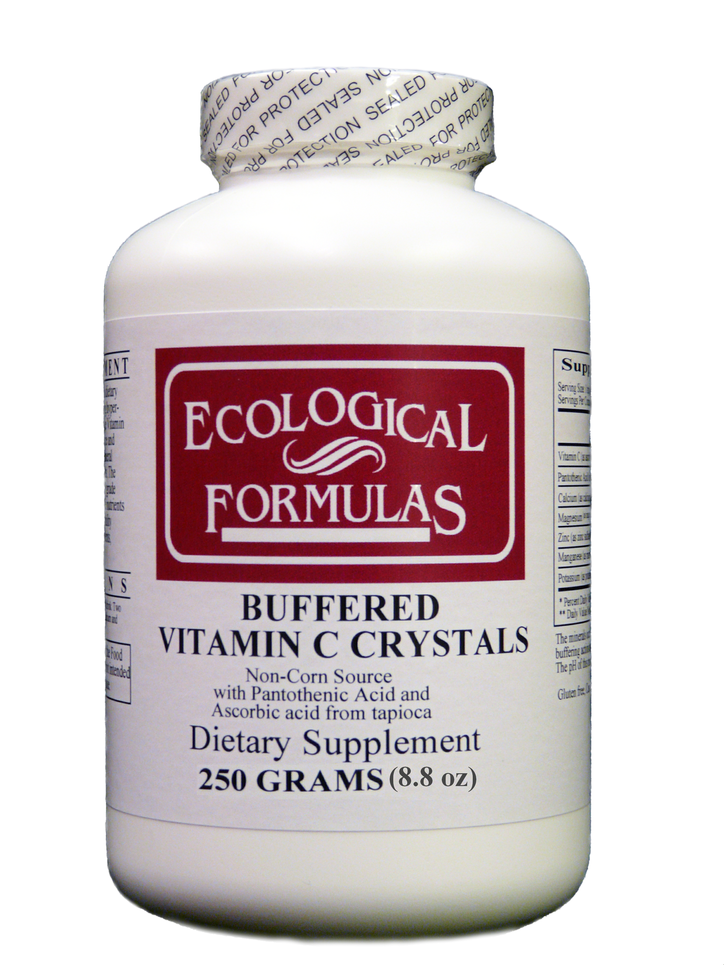 Buffered Vitamin C Crystals (from Tapioca) — Ecological Formulas