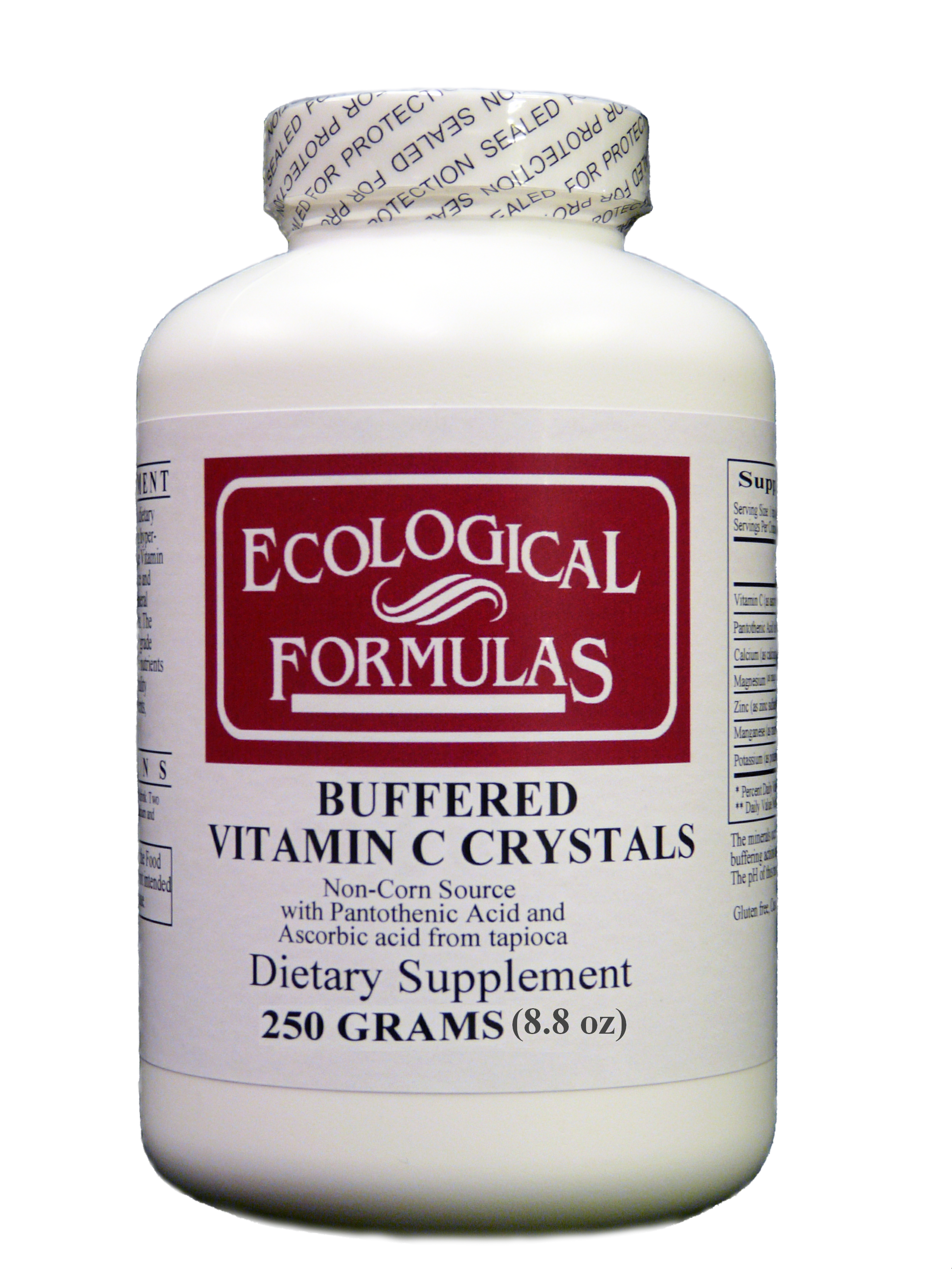 Buffered Vitamin C Crystals (from Tapioca) — Ecological Formulas